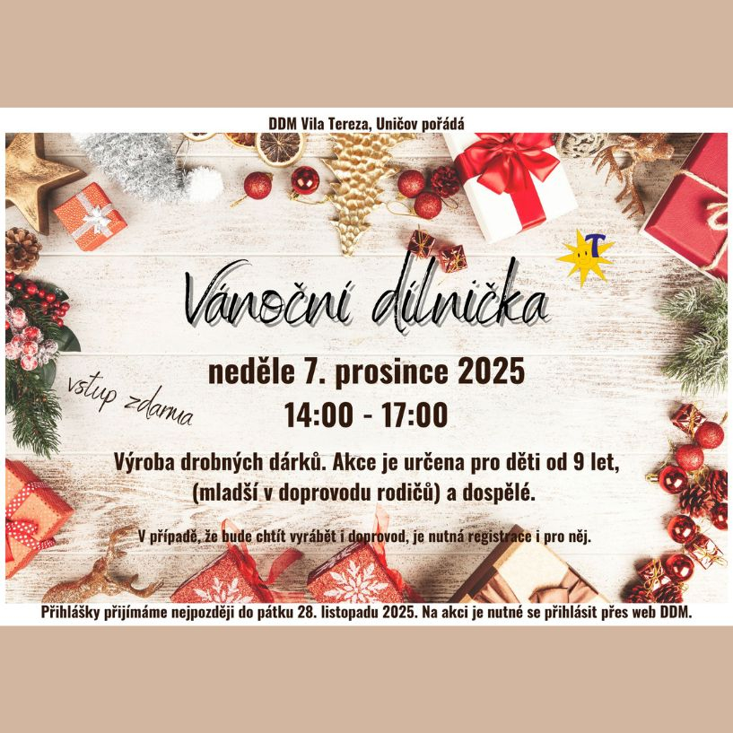 Vánoční dílnička