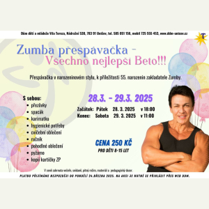 Zumba přespávačka