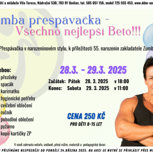 Zumba přespávačka