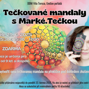Tečkované mandaly s Marké.Tečkou