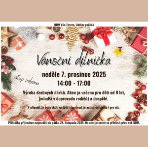 Vánoční dílnička