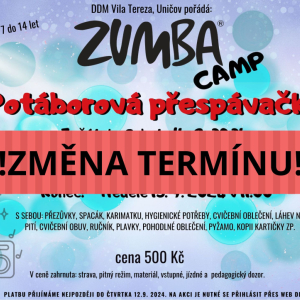 Potáborová zumba přespávačka